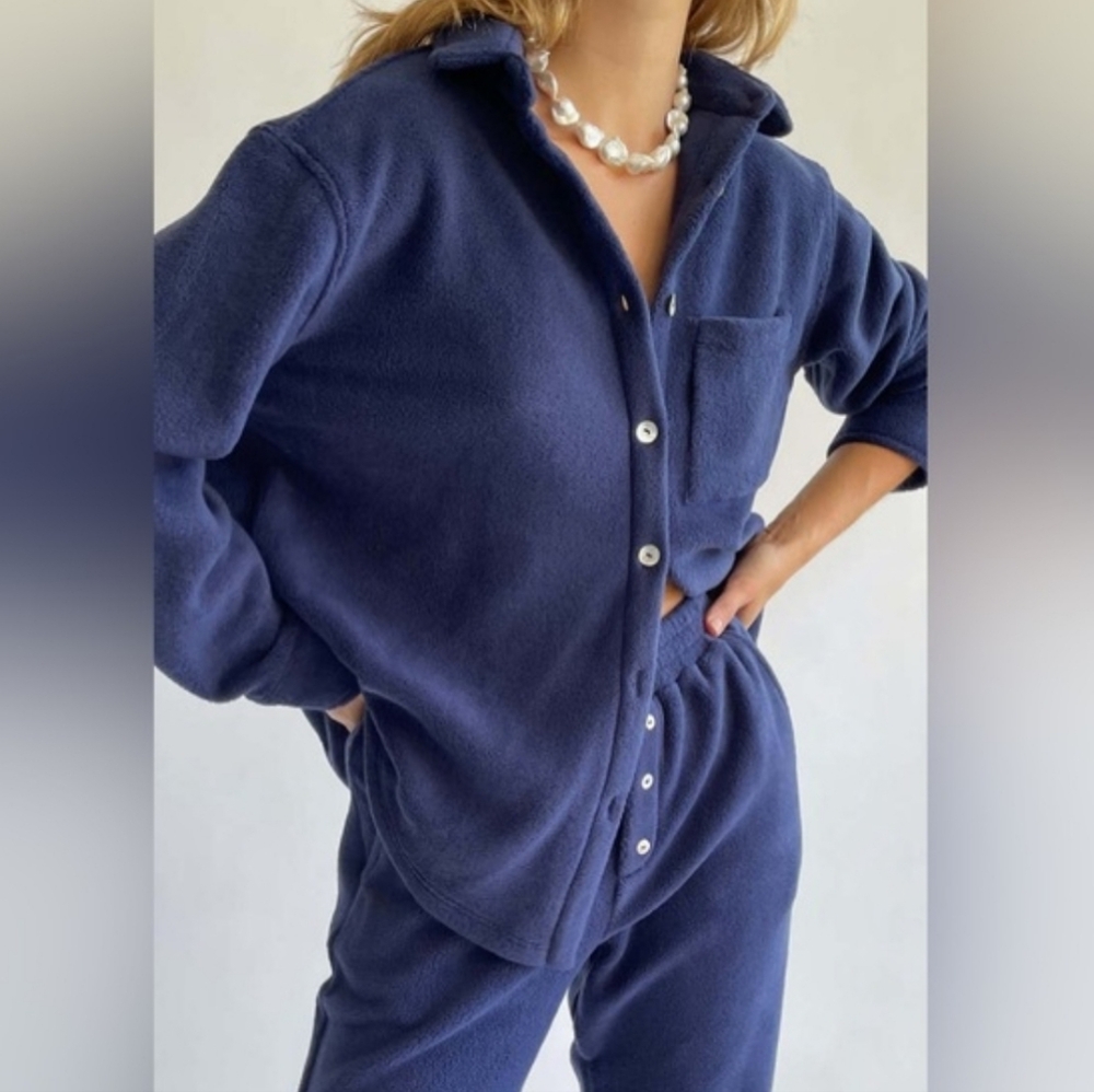 Beyond Yoga x Donni Fleece Shirt Jacket Medium